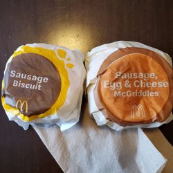 McDonald's - Breakfast sandwiches (wrapped)