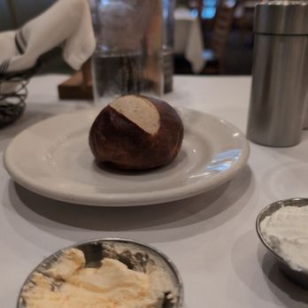 Weber Grill Restaurant - Pretzel roll cheddar butter and whipped butter - Barbeque Near Me - Chicago, Illinois