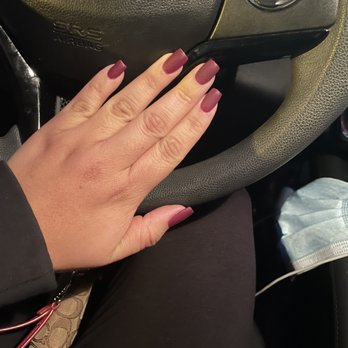 Four Seasons Nail Spa - Dip manicure with Matte finish - Nail Salons Near Me - Enfield, Connecticut