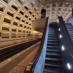 Waterfront Metro Station - Escalators