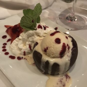 Black Cat Bistro - Chocolate lava cake yummmm - New American Near Me - Cambria, California