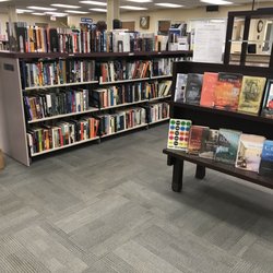 Southampton Free Library - The left shelf holds all of their books for sale, some great finds!