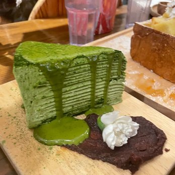 U :Dessert Story - Matcha Crepe Cake - Desserts Near Me - Berkeley, California