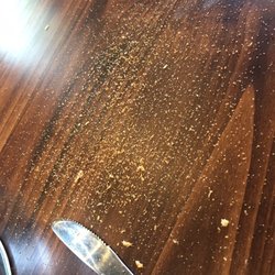 Tin Lizzy's Cantina - This is the seasoning we had to scrape off the chips....we asked for unseasoned  hips and we were told we could not get any.