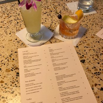 Sunroom - Saturn and Oaxacan Old Fashioned. Both delicious. - Cocktail Bars Near Me - Orlando, Florida Sunroom - Saturn and Oaxacan Old Fashioned. Both delicious. - Cocktail Bars Near Me - Orlando, Florida