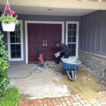 System Pavers - Removing the concrete - Landscape Architects or Designers Near Me - Santa Barbara, California