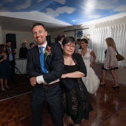DJ Wrek - Happy to have helped create memories for another happy couple, Jeff and Edna, two ears ago!
