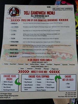 Menu photo 8 New York Butcher Shoppe Birmingham, AL Menu photo 8 New York Butcher Shoppe Birmingham, AL