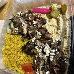 Cedar Mediterranean Restaurant - Grilled Chicken Combo Plate $17