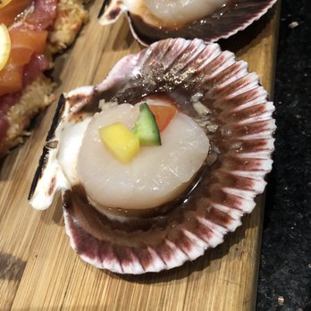 Tang's Sushi - Scallops- delicate and sweet, along with a relish that balanced the dish. - Sushi Bars Near Me - Roseville, California