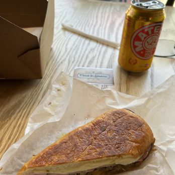 Made in Havana - The classic Cuban sandwich I ordered along with Materva mate-based soft drink. Yum. - Cuban Near Me - Los Angeles, California Made in Havana - The classic Cuban sandwich I ordered along with Materva mate-based soft drink. Yum. - Cuban Near Me - Los Angeles, California
