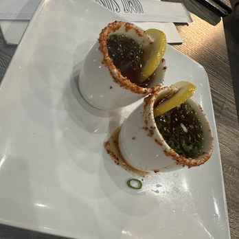 Umi Sushi - Quail egg shooters - delicious - Sushi Bars Near Me - Reno, Nevada