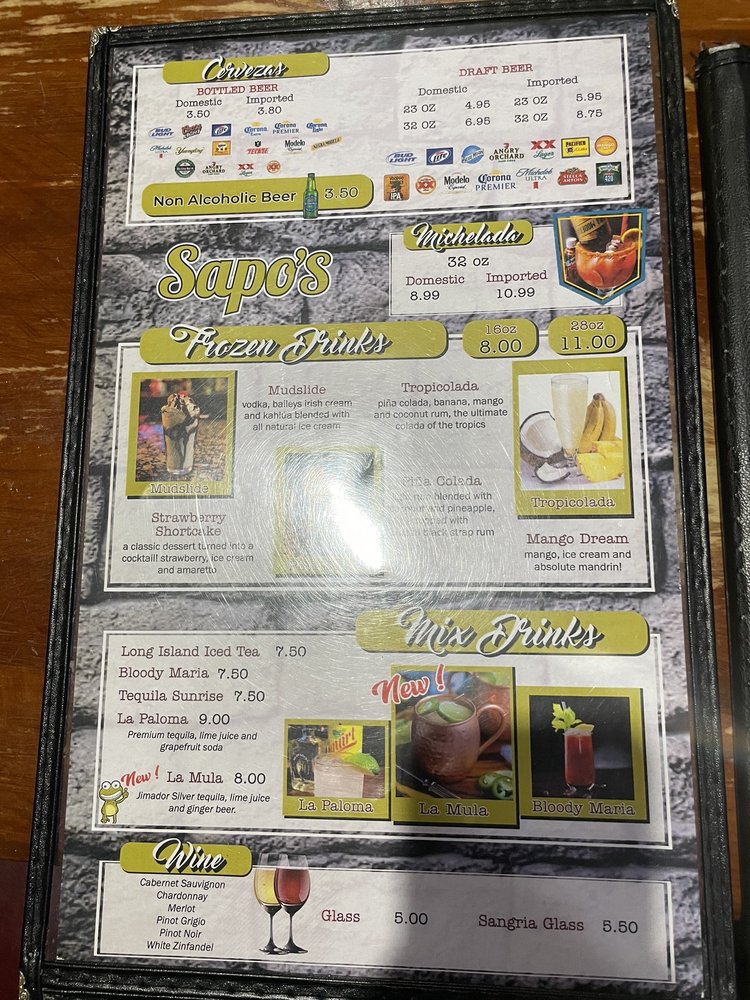 Sapo's Mexican Cocina & Bar
