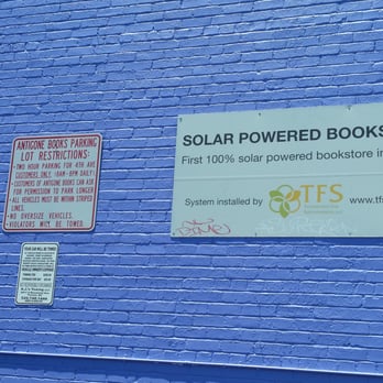 Antigone Books - Sign on the side of the store - Cards & Stationery Near Me - Tucson, Arizona