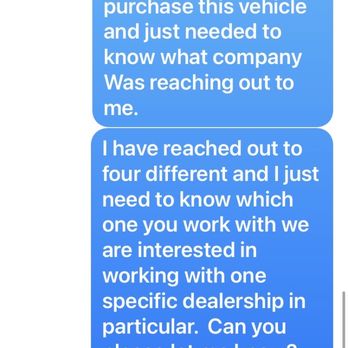 Cedar Park Nissan - Attempts to find out what company has sales associates like this.  Never replied. - Car Dealers Near Me - Cedar Park, Texas