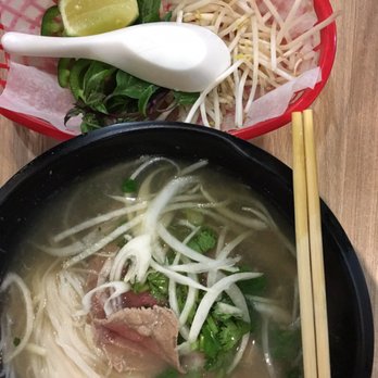 Cyclo Noodles - Pho rare steak with toppings - Cambodian Near Me - Long Beach, California Cyclo Noodles - Pho rare steak with toppings - Cambodian Near Me - Long Beach, California