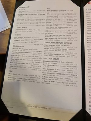 Menu photo 7 Blaze Bar Harbor, ME