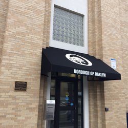Oaklyn Municipal Building - public entrance from parking lot