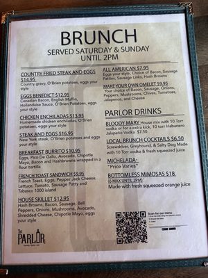 Menu photo 7 The Parlor Reno, NV