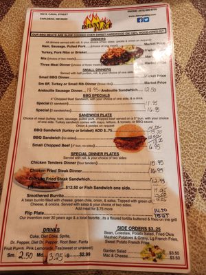 Menu photo 1 Danny's Place Carlsbad, NM
