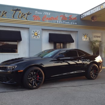 Sun Tint - Sun Tint Ultra Performance Window Tint & full hood Clear Paint Protection Kit on Hot Camaro - Home Window Tinting Near Me - Austin, Texas