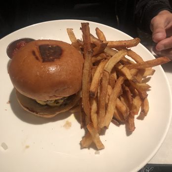 Lure - Wagyu burger -great cut of meat but definitely tasted like it was missing something. Fries were just cut potatoes, no salt. So bleh - Seafood Near Me - Atlanta, Georgia