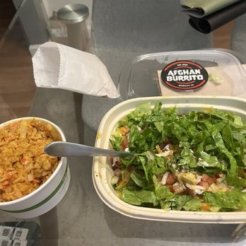 Afghan Burrito - Side of Rice - Mexican Near Me - Berkeley, California