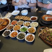 Photo of Soban - Los Angeles, CA, United States. Braised Black Cod  Kimchi Stew  Beef Bulgogi Seafood Tofu Pancakes