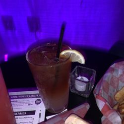 Helium Comedy Club - A cocktail (peach flavored)