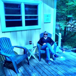 Relaxed and content at "our" cabin Relaxed and content at "our" cabin
