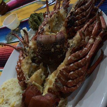Mr. Lionso Playa Bruja - Garlic Lobster, two of them! - Mexican Near Me - Sinaloa, SIN