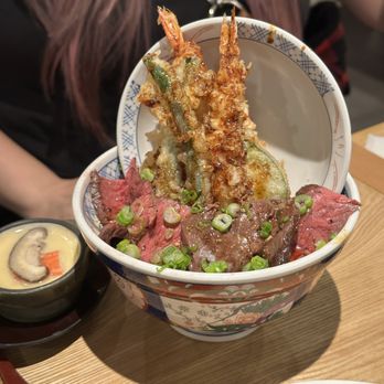 Tendon Kohaku - steak tendon - Japanese Near Me - Bellevue, Washington Tendon Kohaku - steak tendon - Japanese Near Me - Bellevue, Washington