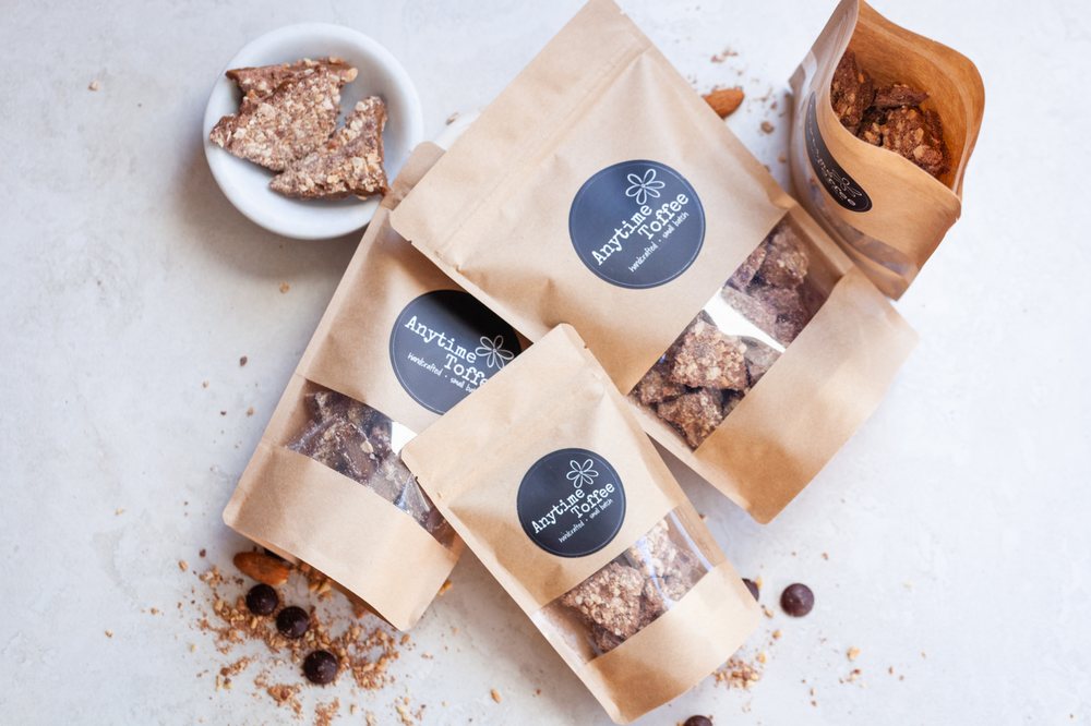 Anytime Toffee, Coffee & Gifts Logo