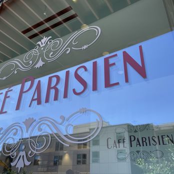 Cafe Parisien - Sign out front - Desserts Near Me - Palo Alto, California