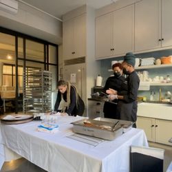 Chef Abyssinia - Chef Abyssinia and her team preparing for an event.
