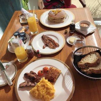 Veranda - Breakfast sampler and pancakes - Breakfast & Brunch Near Me - Miami Beach, Florida