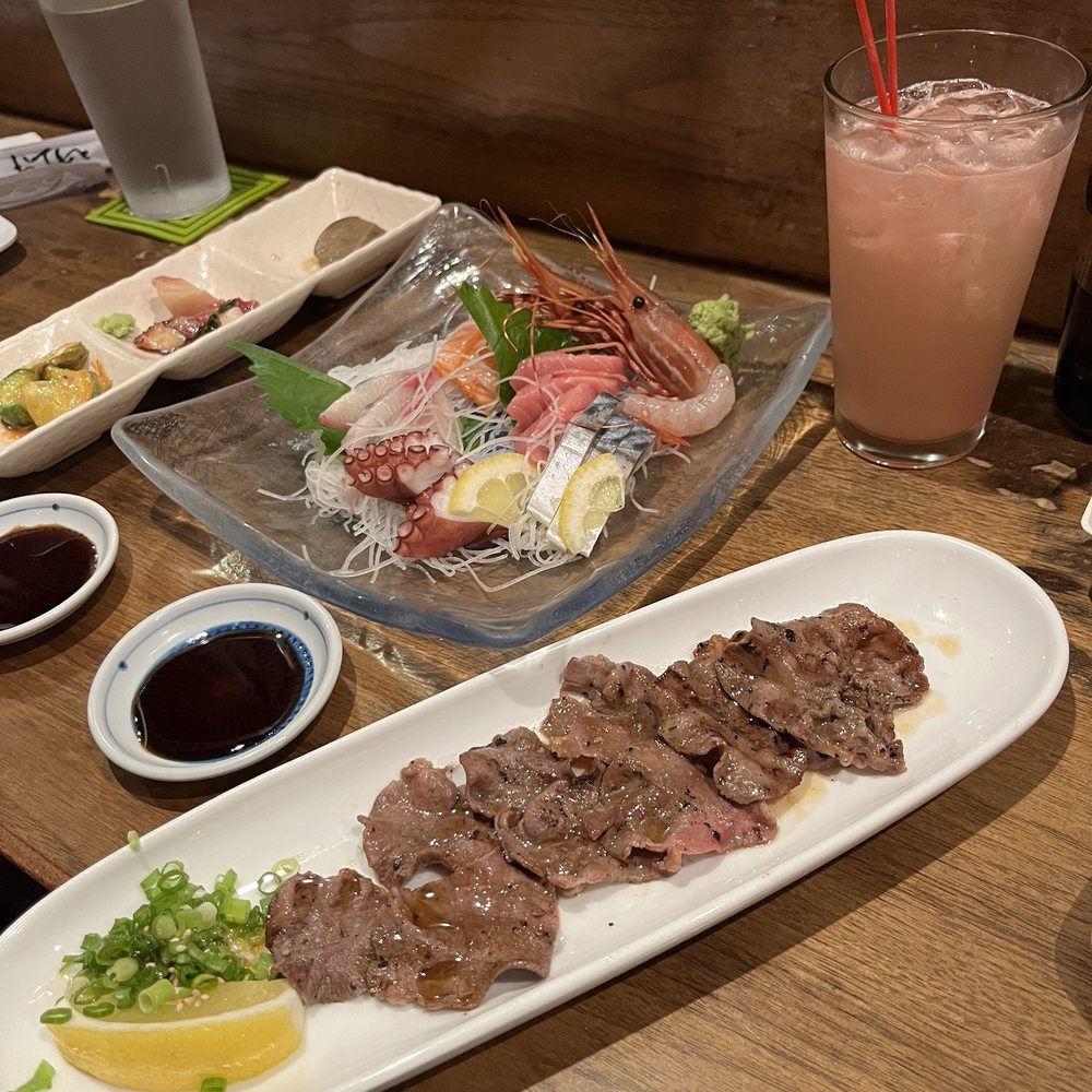 Mr Max - Grilled Beef Tongue and Mixed Sashimi - Sushi Bars Near Me - Irving, Texas Mr Max - Grilled Beef Tongue and Mixed Sashimi - Sushi Bars Near Me - Irving, Texas