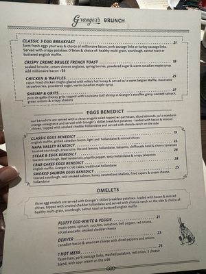 Menu photo 4 Granger's Houston, TX