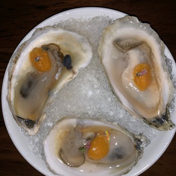 Uchi Dallas - Oysters with gooseberry - Japanese Near Me - Dallas, Texas Uchi Dallas - Oysters with gooseberry - Japanese Near Me - Dallas, Texas