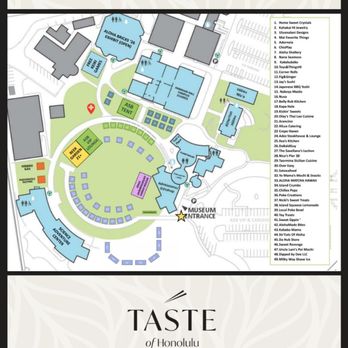 Taste Of Honolulu - map of event - Festivals Near Me - Honolulu, Hawaii