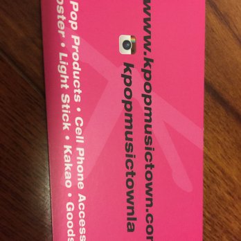 K-Pop Music Town - Business card - Music & DVDs Near Me - Buena Park, California K-Pop Music Town - Business card - Music & DVDs Near Me - Buena Park, California