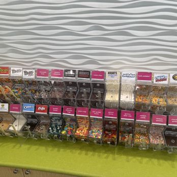Menchie's Frozen Yogurt - Tons of candy toppings, including several of my favs. - Ice Cream & Frozen Yogurt Near Me - Oceanside, California