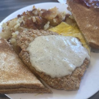 The Crows Nest Diner - Two eggs, country fried steak, homefries & toast - $10.99 - American Near Me - North Canton, Ohio The Crows Nest Diner - Two eggs, country fried steak, homefries & toast - $10.99 - American Near Me - North Canton, Ohio