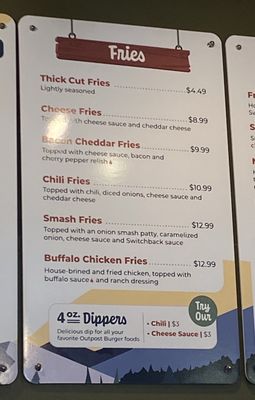 Menu photo 7 Outpost Burger Davis, CA