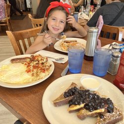 Blueberry Hill - Blueberry French toast and eggs any style with sausage links