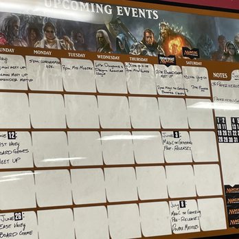 Paper Hero's Games - Game schedule - Tabletop Games Near Me - Los Angeles, California