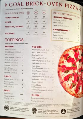 Menu photo 2 Grimaldi's Pizzeria San Antonio, TX Menu photo 2 Grimaldi's Pizzeria San Antonio, TX