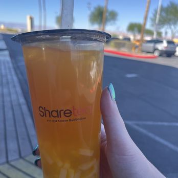 Sharetea - (8) Mango & Passionfruit Tea - Bubble Tea Near Me - Henderson, Nevada