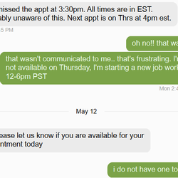 Piedmont Behavioral Services - Horrible communication