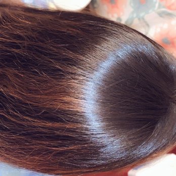 Dimensions Salon - Orange/auburn highlights INSTEAD OF BLONDE. - Hair Extensions Near Me - Melbourne, Florida